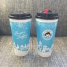 Buy cheap Optional Color 16oz Disposable Paper Cups With Lids Food Grade Ink For Boba Tea Shops from wholesalers