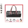 Buy cheap Black Mens Waterproof Travel Bags Gym Leather Duffle Bag 53X18X21cm from wholesalers
