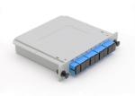 Buy cheap 100mm 1650nm LGX PON Fiber Optic Splitter 1x8 from wholesalers