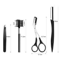 Buy cheap Scissors Knives Comb Tweezers 55G 4 In 1 Eyebrow Trimming Tools product