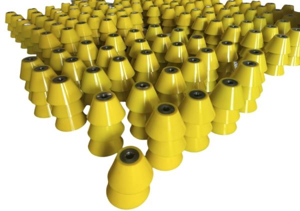 Buy cheap Heavy Duty Polyurethane Coating Wheels Water Oil And Corrosion Resistant from wholesalers