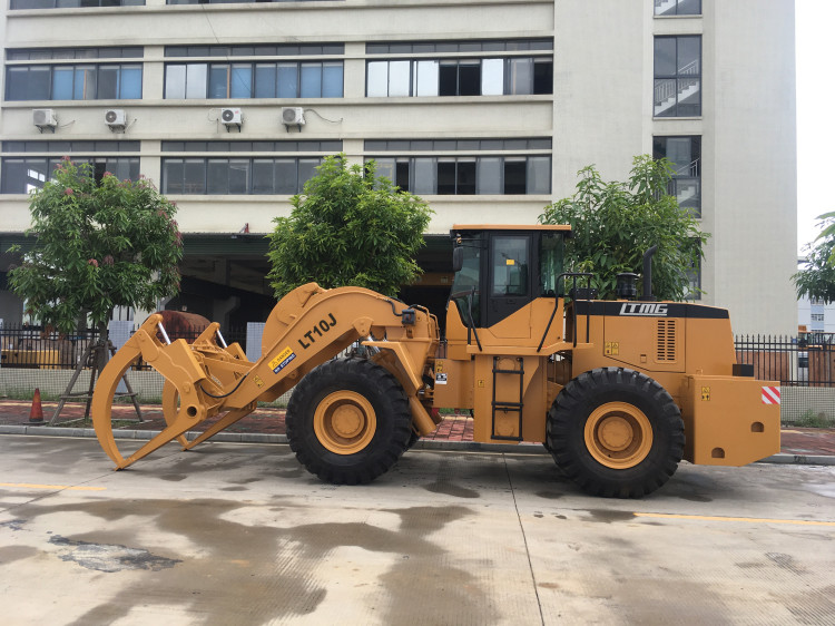 10 Ton Front Loader Forklift Wheel Loader Quarry Machine For Handing Material