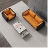 Buy cheap PU Leather Executive Office Sofa For Living Room Waiting Room Multipurpose from wholesalers