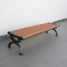 Buy cheap Sandblasted Powder Coated Outdoor Wooden Bench For Farmhouse Courtyard from wholesalers