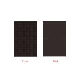 High Efficiency Monocrystalline PV Module Half Cells Bifacial Black Solar Panel