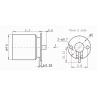 Buy cheap SMP Hermetically Sealed Male Right Angle Smooth Bore RF Connector from wholesalers