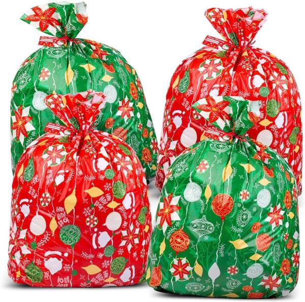 Buy cheap Merry Christmas Large Plastic Gift Sack , 36"×44" Plastic Christmas Gift Sacks from wholesalers