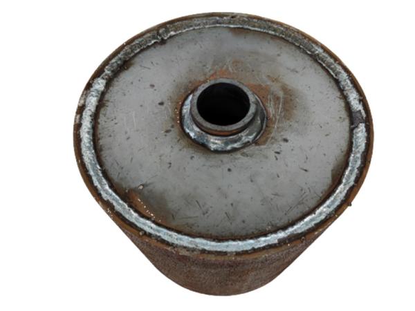 Buy cheap Black 10'' Wheel Roll Off Container Rollers ASTM Roll Off Wheels from wholesalers