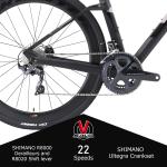 40C Gravel Hybrid Bike T800 Carbon Frame material SHIMANO R8020