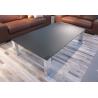 Buy cheap Dark Grey Table Top Glass Tempered 6 mm Thickness Custom Sizes from wholesalers