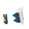 Buy cheap 45*22.5 UTP CAT6 Single Gang Face Plate RJ45 Modular Jack for Durable Networking from wholesalers