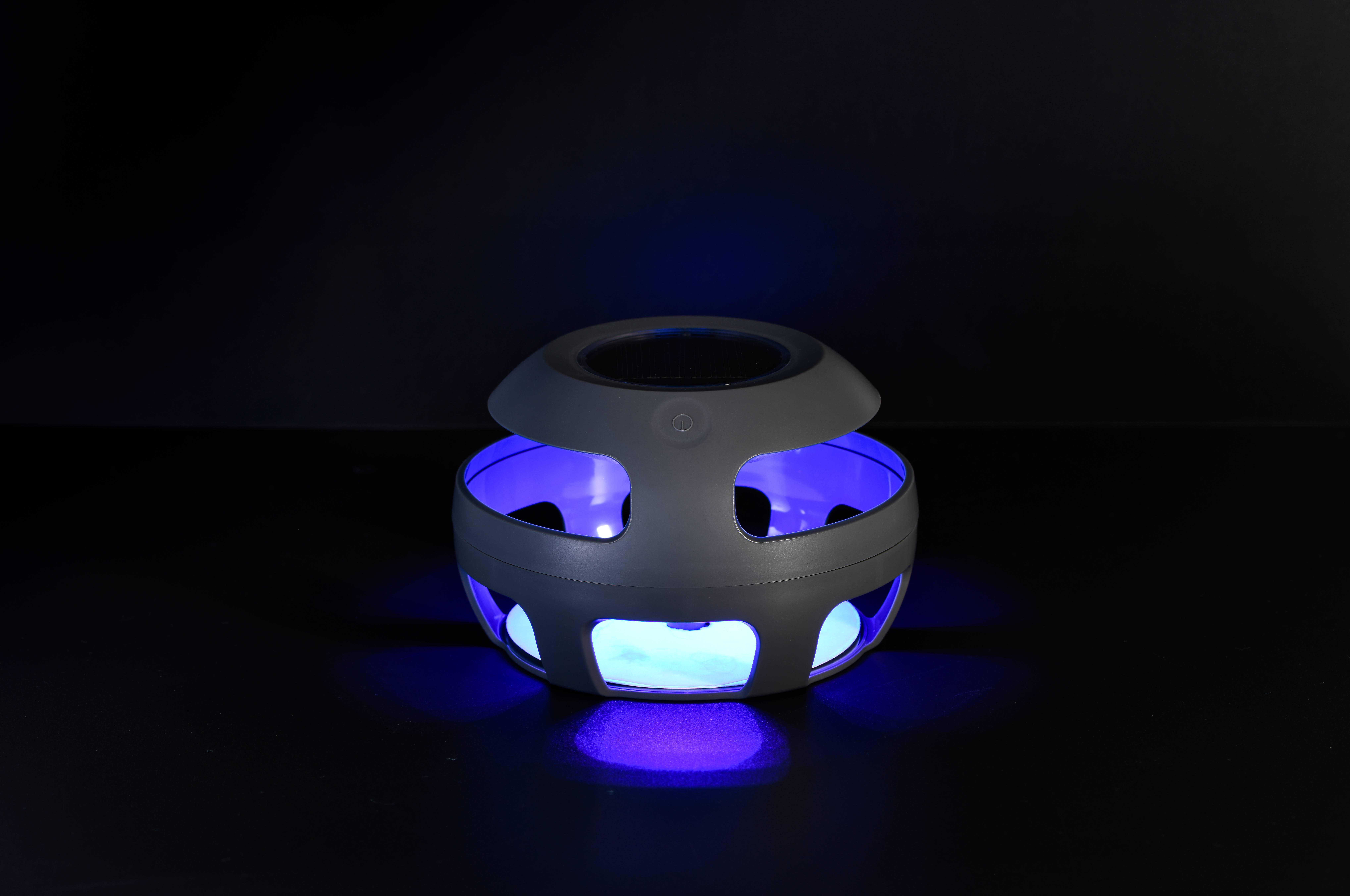 Sustainable and Eco-friendly Solar Rechargeable Flea Trap with Sticky Pad Electrical Power Source