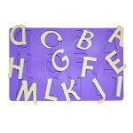 OEM Silicone Letter Cake Molds Fondant English Learning Alphabet Cake Mould