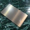 Buy cheap Light Weight Brushed Aluminum Composite Panel For Building Decoration 1220mm Width from wholesalers