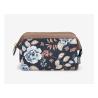 Buy cheap Flower Printed Makeup Pouch Organizer / Makeup Travel Case Organic Cotton from wholesalers