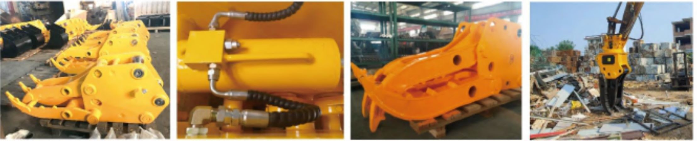 High Strength Excavator Grapple Bucket / Mechanical Grapple Bucket