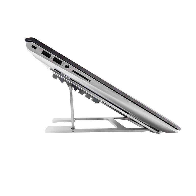 Stamping Process CNC Machining Metal Laptop Stand Foldable