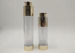 Dropper Cap Airless Pump Cosmetic Bottles , Vacuum Lotion Bottle 30ml Volume
