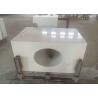 Buy cheap Solid Color Natural Quartz Countertops , Custom Bathroom Quartz Countertops from wholesalers