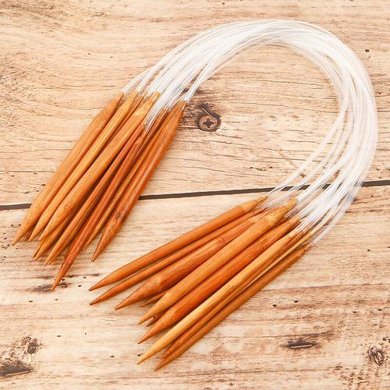 Wooden Crochet Hooks Ergonomic Crochet Hook Set 8 Pieces Inline Crochet Hooks Bamboo Crochet Kit For Beginner
