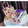 Buy cheap Jelly color laser shoulder bag pvc leather tote bag, Studded Clear Tote/PVC shoulder bag, Fashion Translucent Hologram K from wholesalers