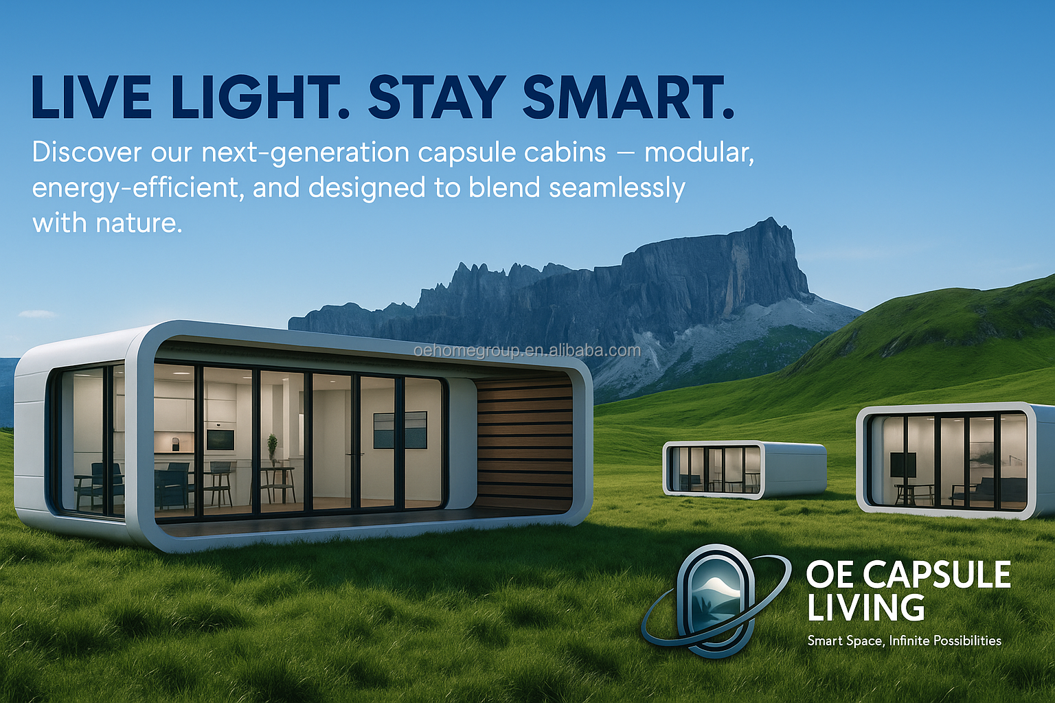 Spain Hotel Space Capsule House 5 Star Steel Buildings Space Capsule Container Houses Commercial House Space Capsule