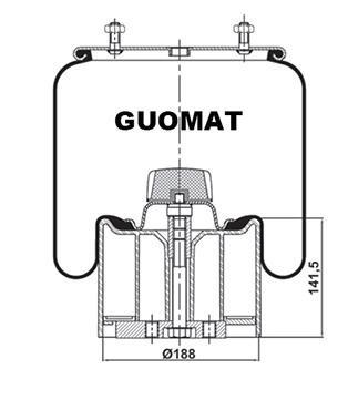 Buy cheap Rubber BPW Air Suspension Spring CONTI 940MB CPL For Truck 05.429.40.91.0 940 from wholesalers