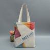 Buy cheap Foldable Recycled Canvas Tote Bags Promotional Design Printed from wholesalers