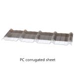 Poly Roof Corrugated Polycarbonate Sheet Ribbed Clear Profile Roofing Sheets