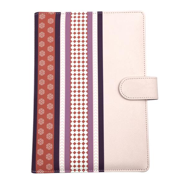 Buy cheap B5 PU Leather Business Pink Hardcover Notebook 4C Buckle Closure With Notepad Phone Holder from wholesalers