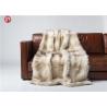 Buy cheap Wild Fox Mink Throw Blanket Lodge Cabin Cottage Rustic Sofa Dry Clean from wholesalers