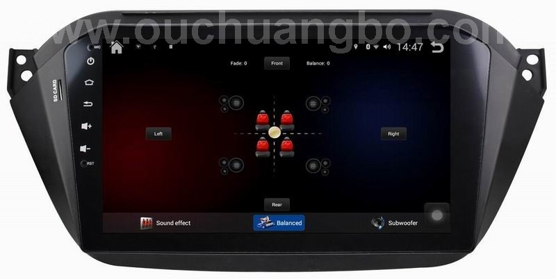 Ouchuangbo car multimedia stereo dvd navi for JAC S2 with 16GB Flash quad core AUX BT android 4.4 OS