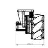 Buy cheap AGV Steering Drive Wheel Assembly Load 500KG Power 400W Wheel Diameter 180mm from wholesalers