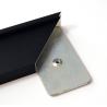 Buy cheap Thickness 0.8-1.5mm Aluminium Door Profiles For Furniture Golden / Black Cabinet Door Frame from wholesalers