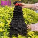 100% Unprocessed Cuticle Aligned Hair Vendors , Loose Deep Wave Peruvian Hair