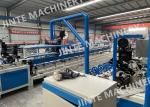 150m2/Hour Decorative Semi Automatic Chain Link Fencing Machine