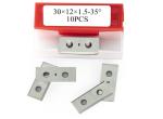 Woodworking Lathe Turning Carbide Cutting Inserts 30×12×1.5mm-35°