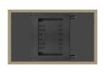 Wall 43" inch Wooden frame NFT screen 4K display for video photo multimedia loop