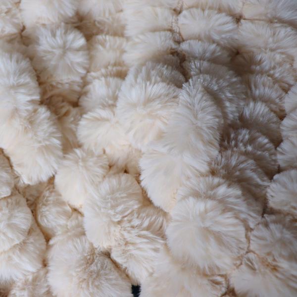 Buy cheap Christmas Faux Fur Bed Throw Luxury Faux Fur Blanket Faux Fur Minky Throw Blankets from wholesalers