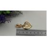 Buy cheap Luggage hardware accessory custom zinc alloy love heart shape metal zipper puller slider 5# from wholesalers