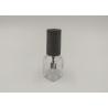 Buy cheap 5ml 10ml Cosmetic Nail Polish Bottle Black Brush Cap With High Transparent Body from wholesalers