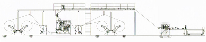 High-Speed 2-Ply Corrugator Line, Single Faced Corrugated Cardboard Making Machine