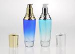 Gradient Cglass Makeup Bottles , Refillable Glass Bottle Eco Friendly Materials