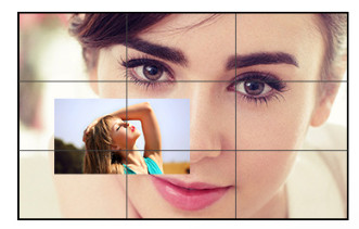 HDTV Wall 200W 1920*1080 1.8mm Bezel LCD Mosaic screen