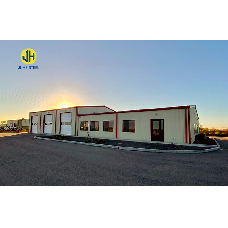 2-10m Height Steel Structure Cow Shed Prefab Warehouse Building With 48mm Pipe
