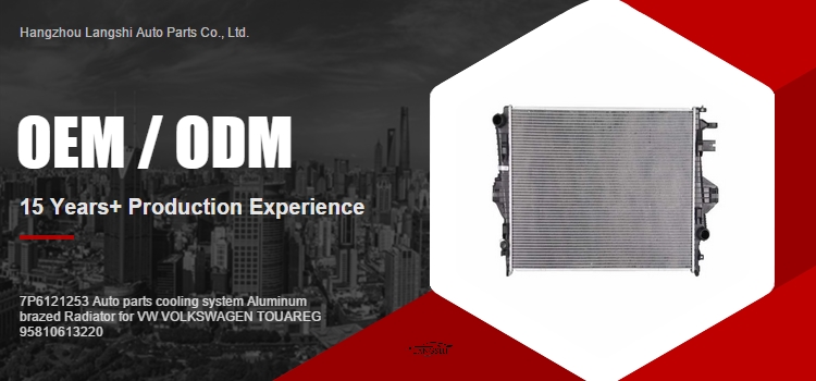 PORSCHE Cayenne V6 V8 VW VOLKSWAGEN TOUAREG 95810613220 VWA2320 Aluminum Brazed Radiator