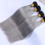 7A Ombre Virgin Hair Bundles No Shedding Ombre Hair Extensions Human Hair