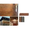 Buy cheap Form Wood Brown Cultural Stone Brick Polyurethane Decorative Living Room Wall Panel from wholesalers