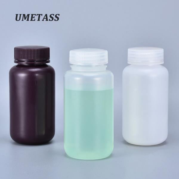 SCREW CAP 500ml PP Round Wide Mouth Bottles for Chemical Liquid Storage in
