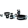 Buy cheap Galvanized Steel High Strength Tube Pipe Clamp Rubber Loaded Coated Metal Hose Clamps from wholesalers